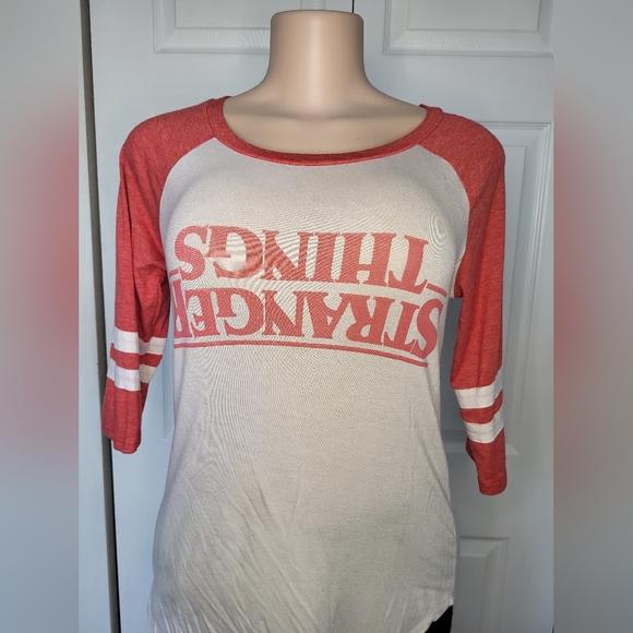 'Stranger Things' Raglan Baseball Shirt - Picture 2 of 6